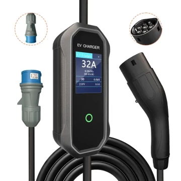Type 2 European Standard Portable New Energy Vehicle Charging Gun